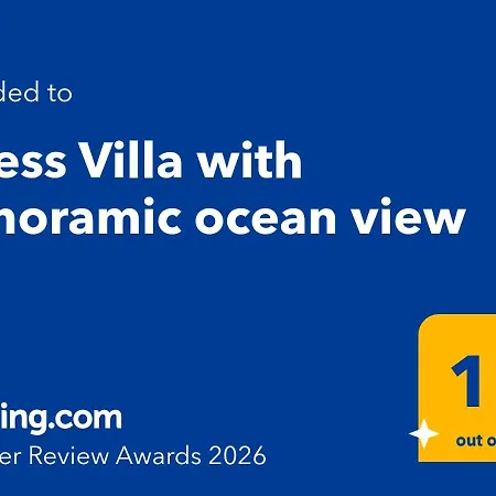 Axess With Panoramic Ocean View ヴィラ